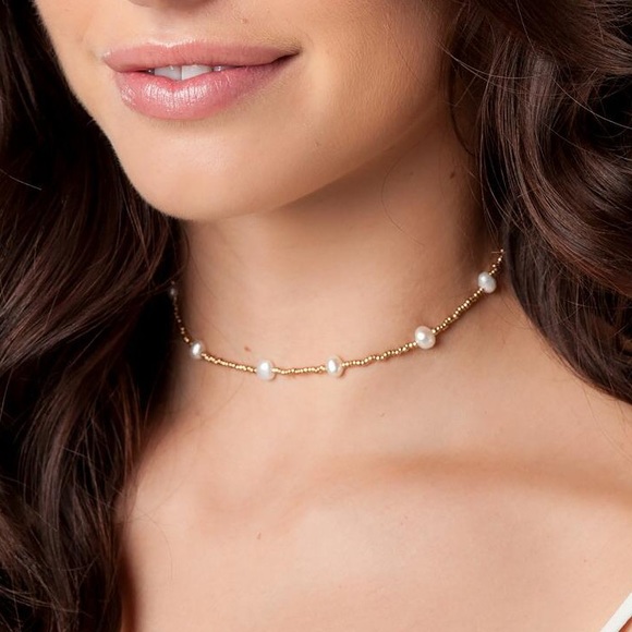 Regan FreshwaterPearl Beaded Choker - Picture 1 of 3
